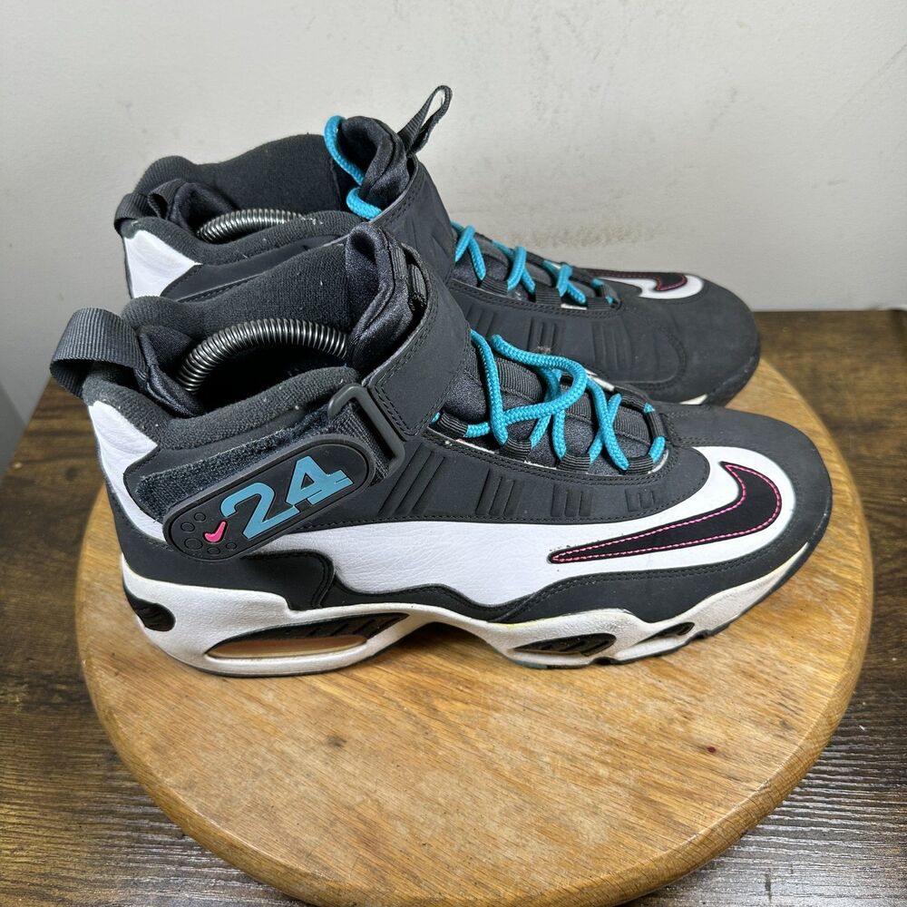 Nike Air Griffey Max 1 Shoes Mens Size 9 Black White Teal Pink Retro 354912-100
